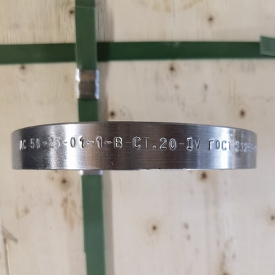 Flange forgiate in acciaio al carbonio RTJ Pn100 Ct20 Gost 33259