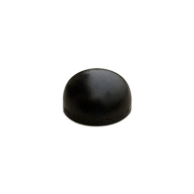 L'estremità ha saldato il colore senza cuciture 2mm-25mm del nero del cappuccio del tubo del acciaio al carbonio di Hdg