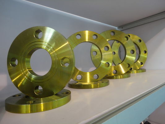 FLANGIA COSÌ FF 10A di SS400 10K JIS B2220 alla flangia GIALLA della PITTURA 2000A