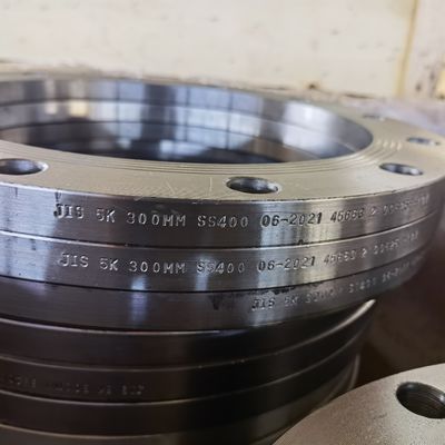 FLANGIA di PIATTO di JIS B2220 1K 2K SS400 DN10 alla FLANGIA CIECA della PITTURA GIALLA DN1500