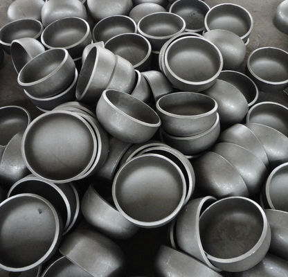 Cappuccio saldato estremità di STD SCH40 SCH80 SCH160 che misura pittura nera ASME B16.9