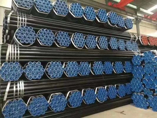 Acciaio al carbonio ASTM senza cuciture A106 ASME B36.1 SCH40 SCH80 che dipinge i tubi d'acciaio neri