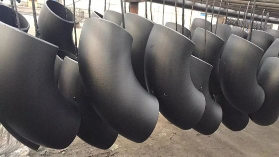 Fitting per tubi a gomito Lr a 45 gradi A234 WPB, forgiato, per l'unione di linee di tubazione