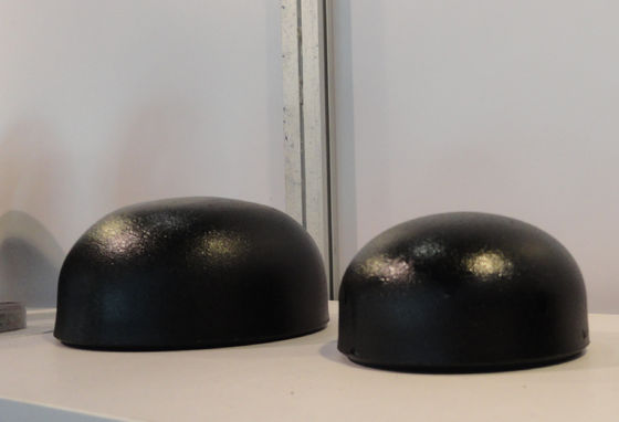 L'estremità ha saldato il colore senza cuciture 2mm-25mm del nero del cappuccio del tubo del acciaio al carbonio di Hdg