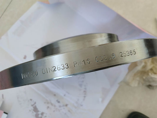Norma di verniciatura gialla Bs4504 della flangia del tubo galvanizzata Ss316 di Wnrf Pn25 dell'acciaio