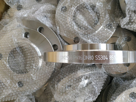 Norma di verniciatura gialla Bs4504 della flangia del tubo galvanizzata Ss316 di Wnrf Pn25 dell'acciaio
