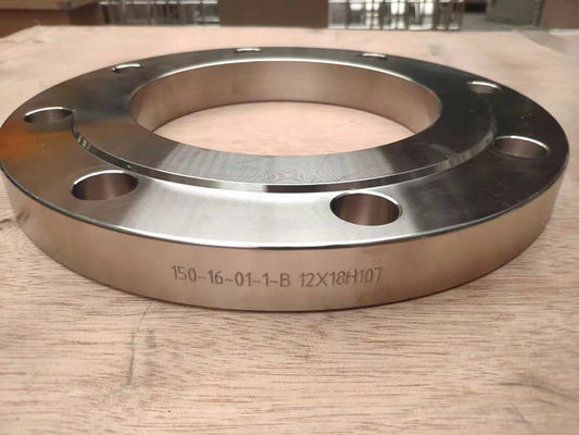Flangia Atk GOST33259 cieco TYPE11 WNRF di acciaio inossidabile ст.12х18 Н 10Т della flangia GOST33259 per il collegamento di tubo